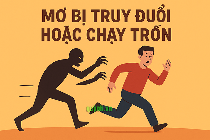 Mơ bị truy đuổi hoặc chạy trốn: Giải mã ý nghĩa & con số lô đề may mắn